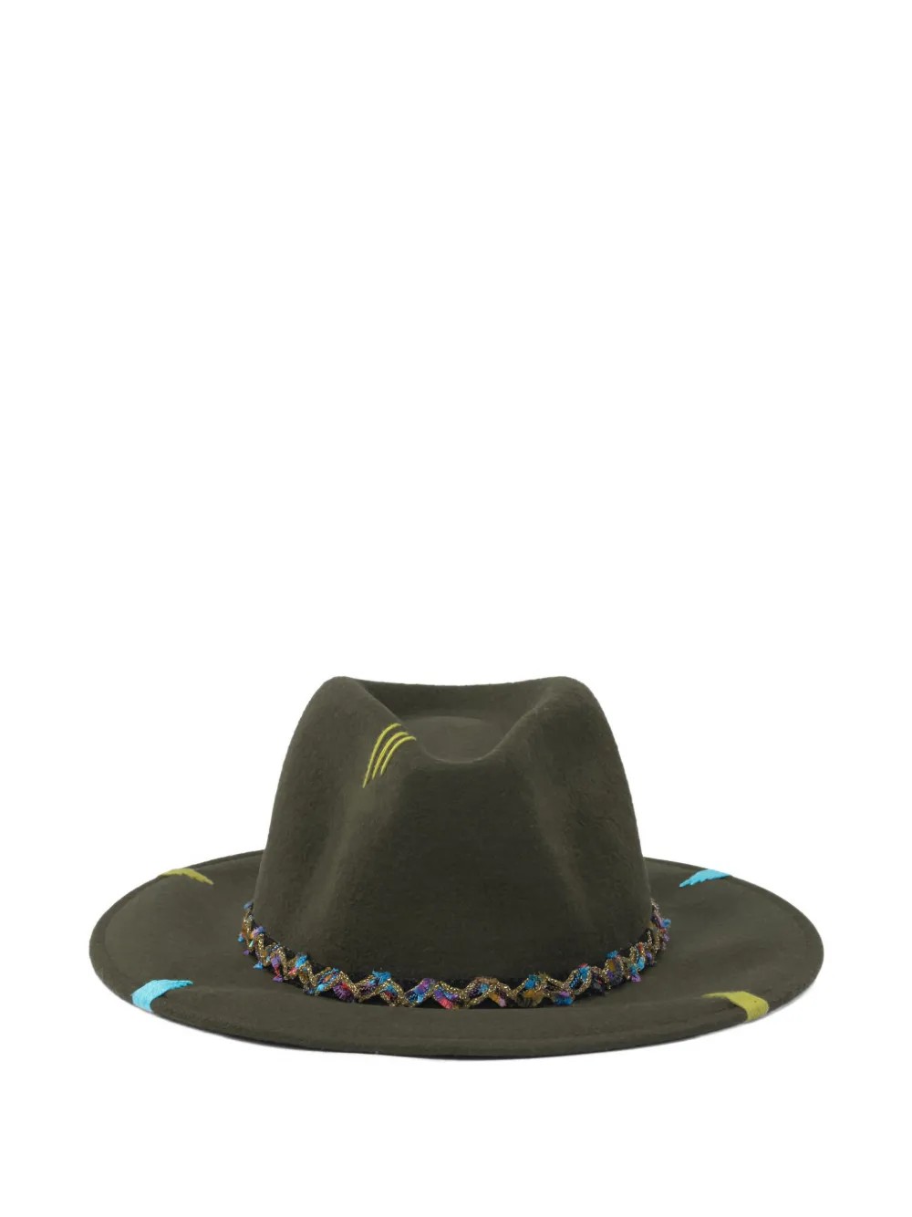 THE HAT GANG embroidered hat - Groen