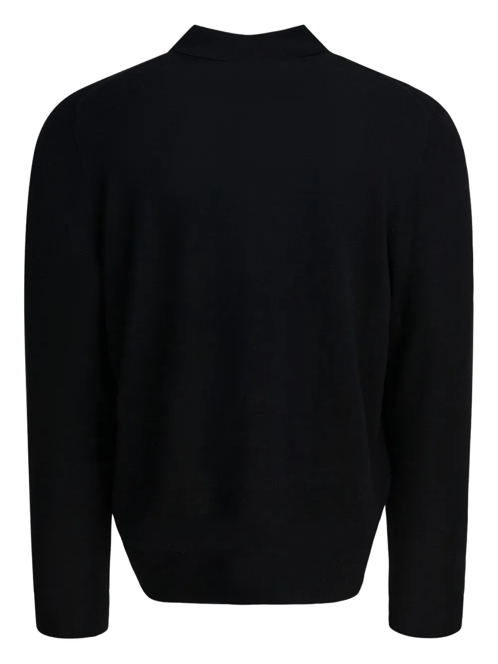 Vince buttoned polo shirt - Zwart