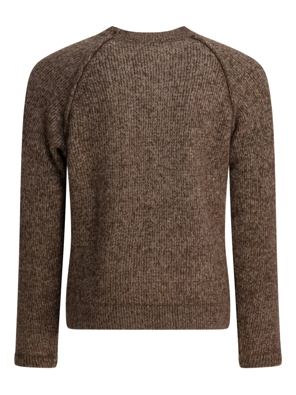 RAKKI raglan crew-neck sweater | Brown | Image 1