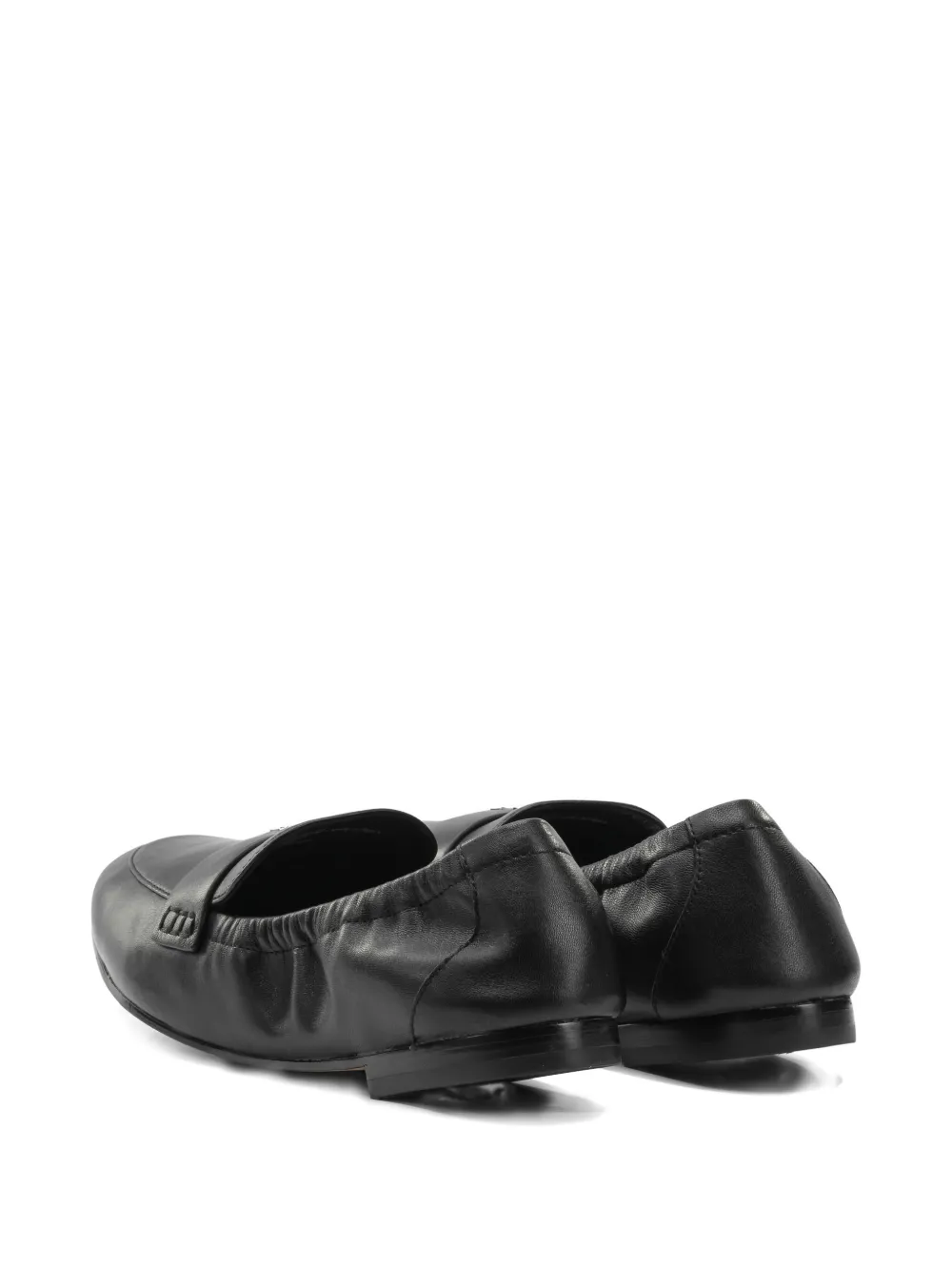 Tory Burch Loafers met gesmockt detail Zwart