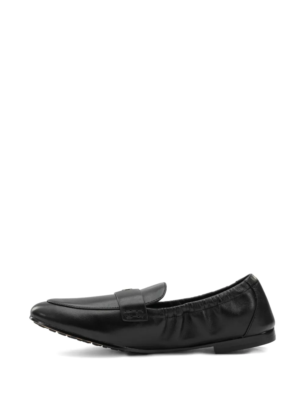 Tory Burch Loafers met gesmockt detail Zwart