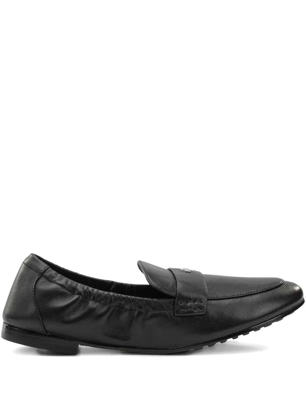 Tory Burch Loafers met gesmockt detail Zwart