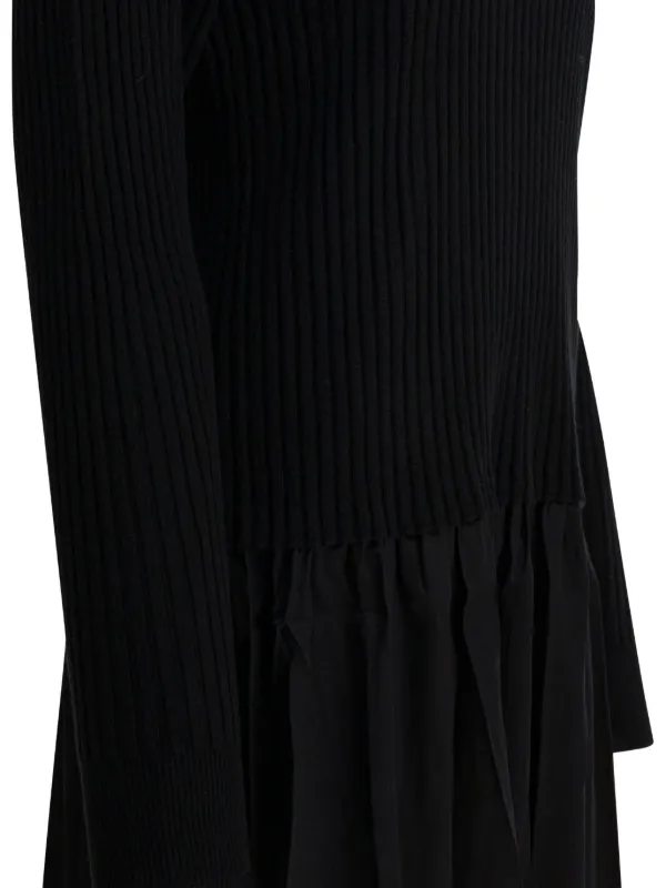 strapless open back dress Threadbare Women's Black Sleeveless Utility Jersey Poplin Mix Maxi Dress main image 0