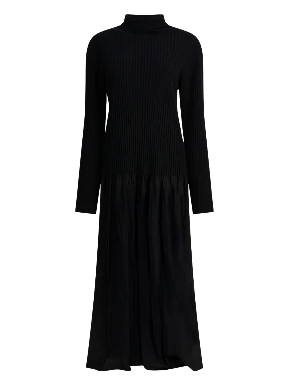 Max & Moi Reve ribbed-panel maxi dress | Black | Image 1