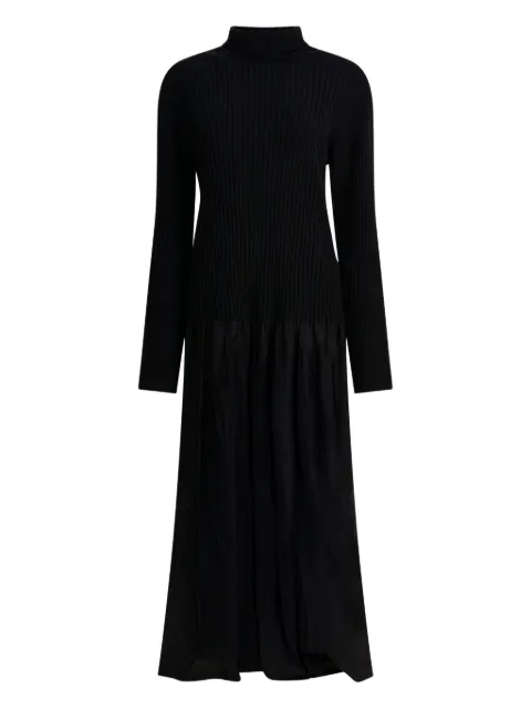 Max & Moi Reve ribbed-panel maxi dress