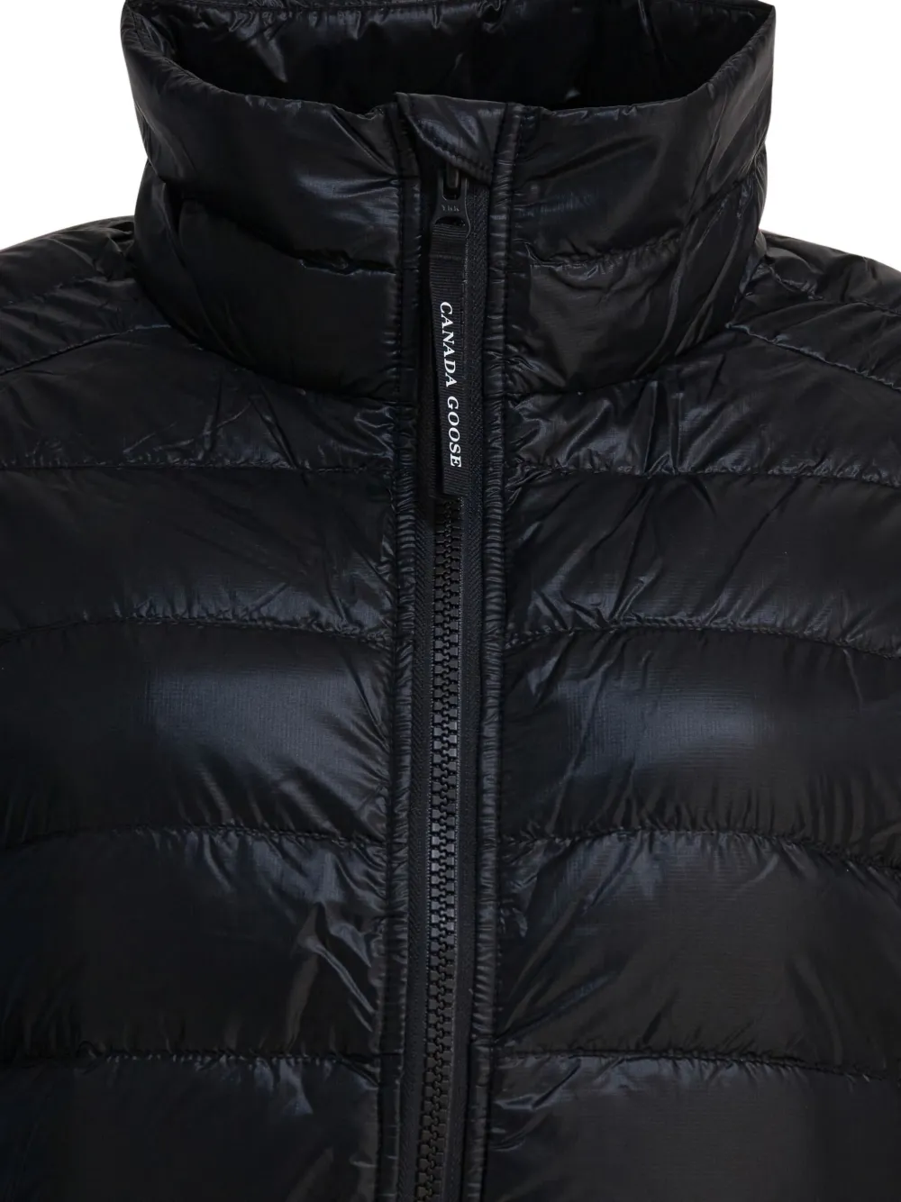 Canada Goose Quilted Long Sleeve High Collar Jacket In Black