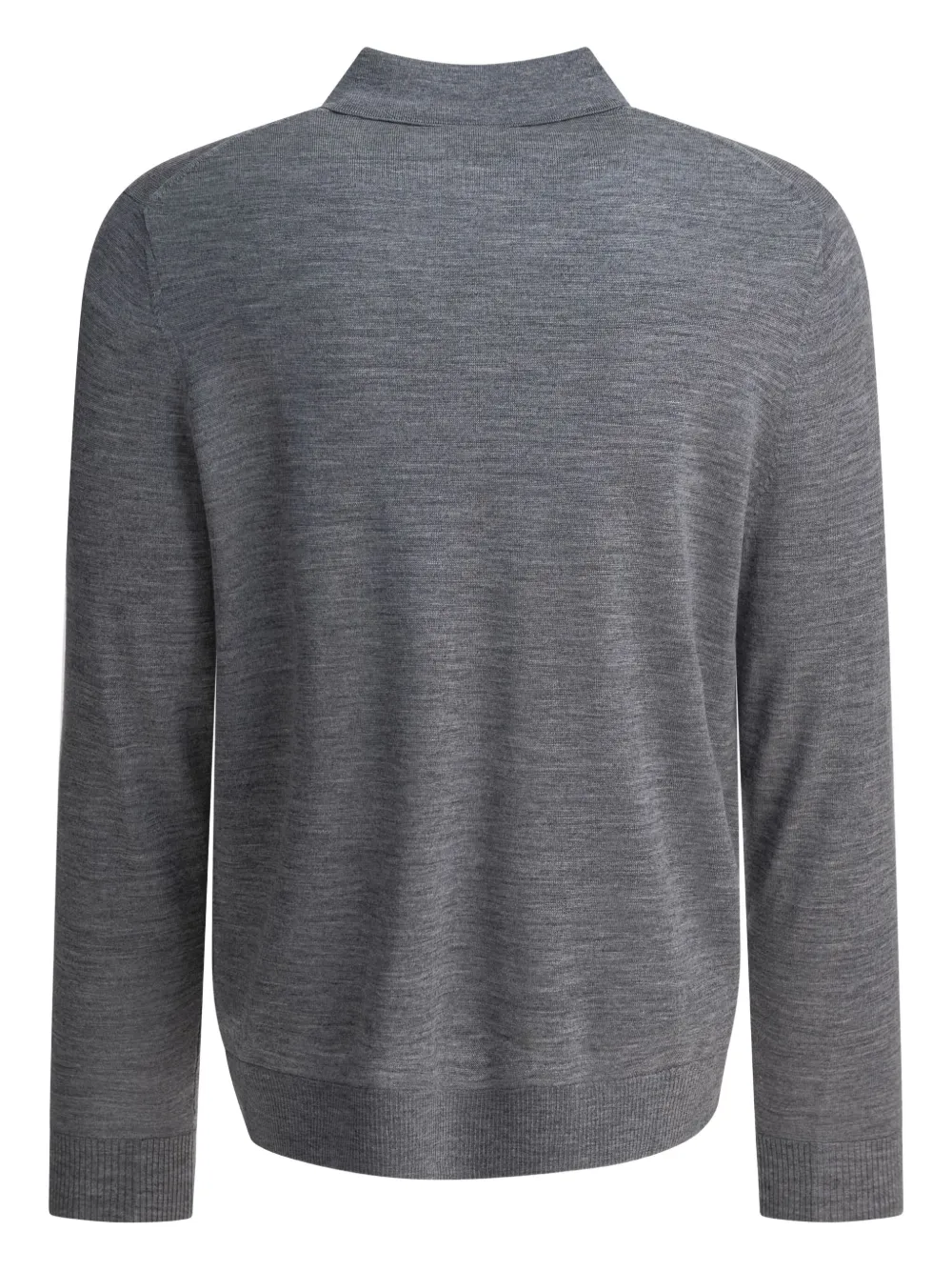 Vince merino-wool polo shirt - Grijs