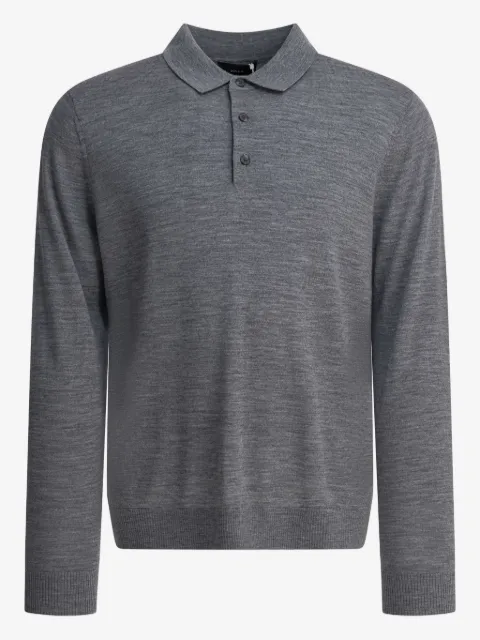 Vince merino-wool polo shirt