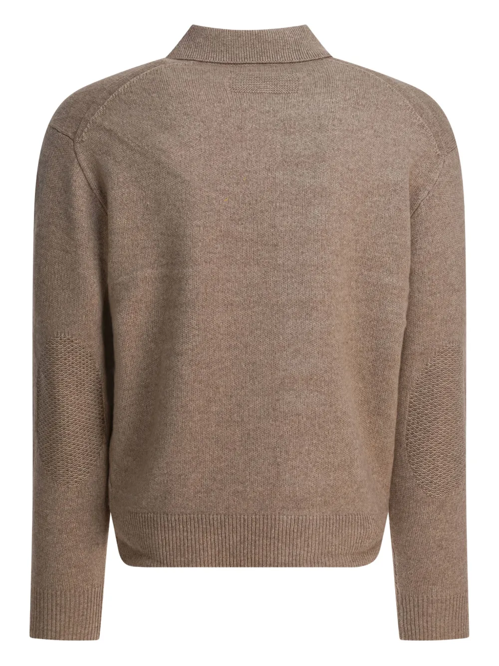 Guest In Residence Elbow-detailed Polo Shirt In Brown