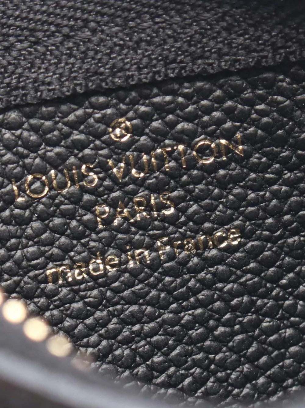 Pre-owned Louis Vuitton 2023 Bicolor Monogram Empreinte Key Pouch Coin Pouch In Black