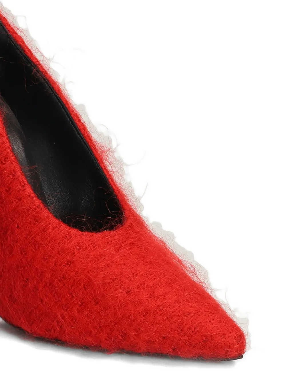 Magda Butrym 115mm Loomed Pointed Pumps In Red