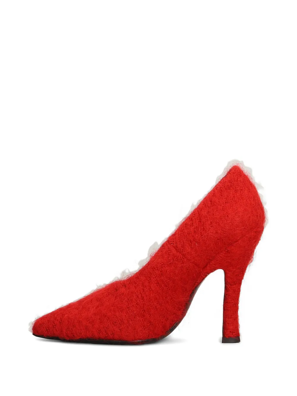 Magda Butrym 115mm Loomed Pointed Pumps In Red