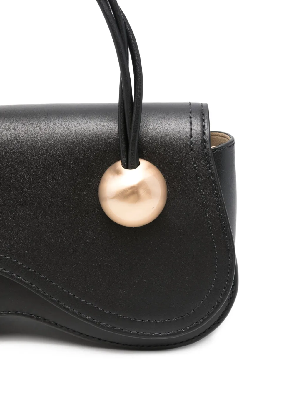 Cult Gaia Kazia Bead-detail Tote Bag In Black