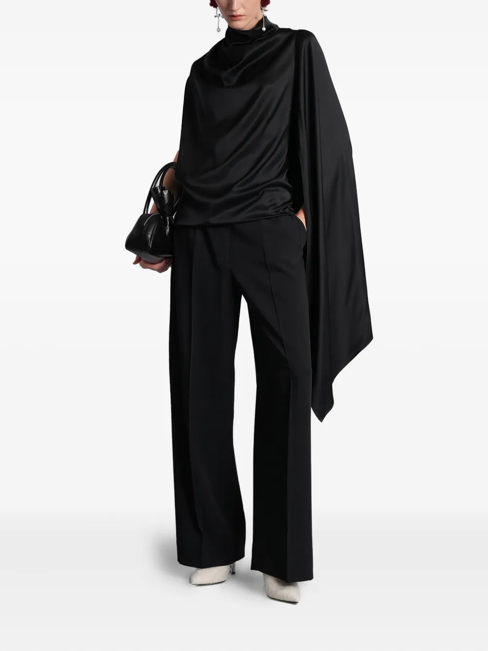 Magda Butrym scarf-detail asymmetric blouse | Blouses | Image 2