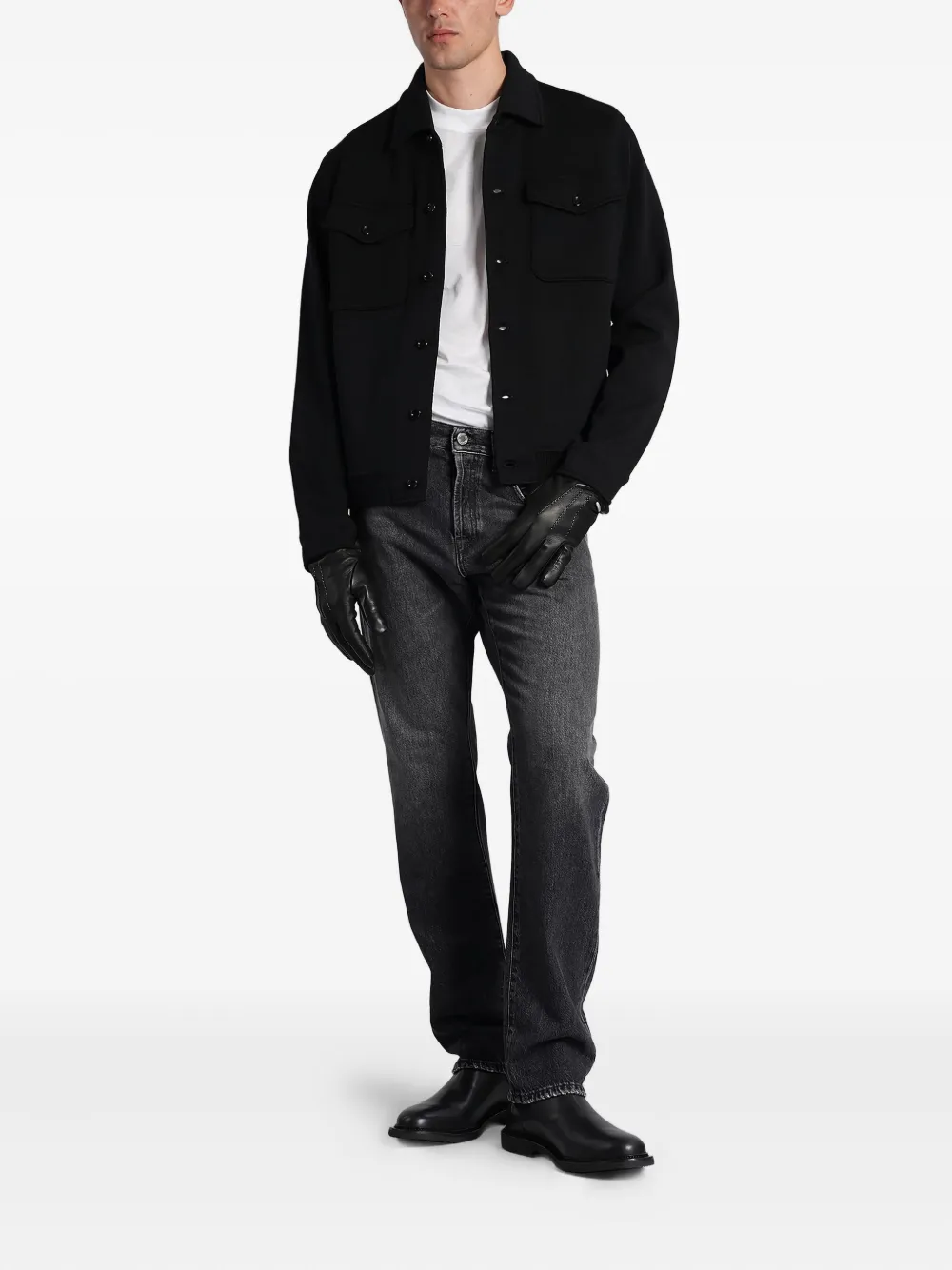 PT Torino logo-patch jeans - Grijs