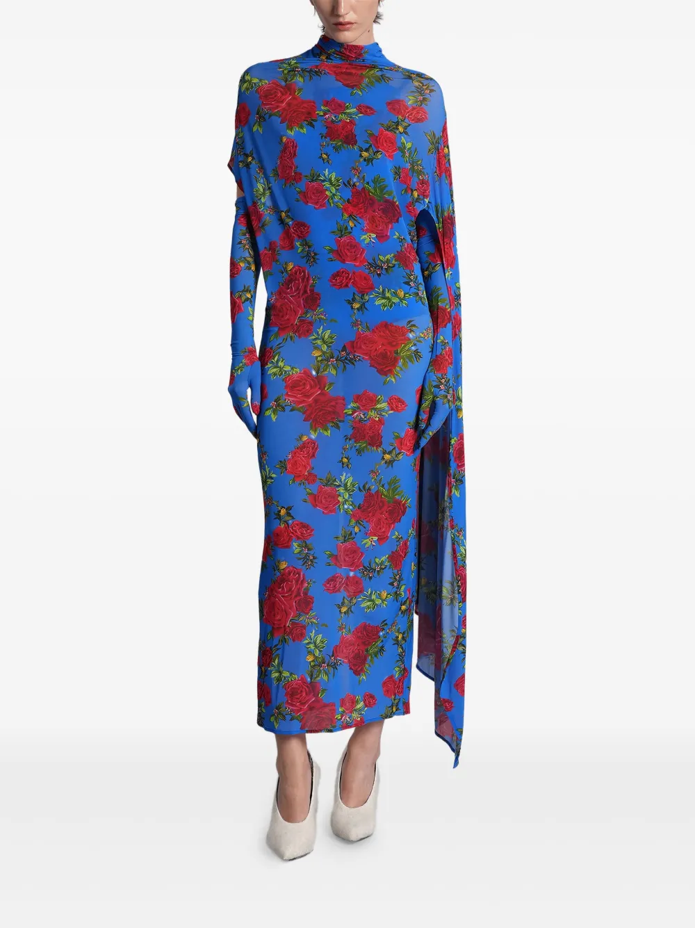 Magda Butrym floral-print draped dress | Cocktail & Party Dresses | Image 2