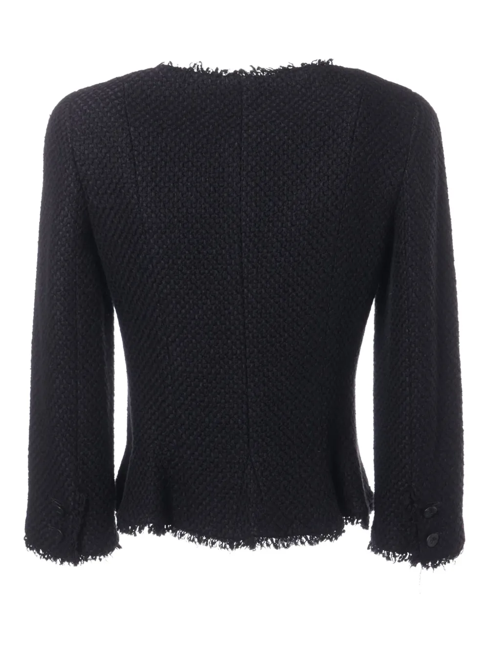CHANEL Pre-Owned 2006 frayed-edge tweed jacket | Image 2