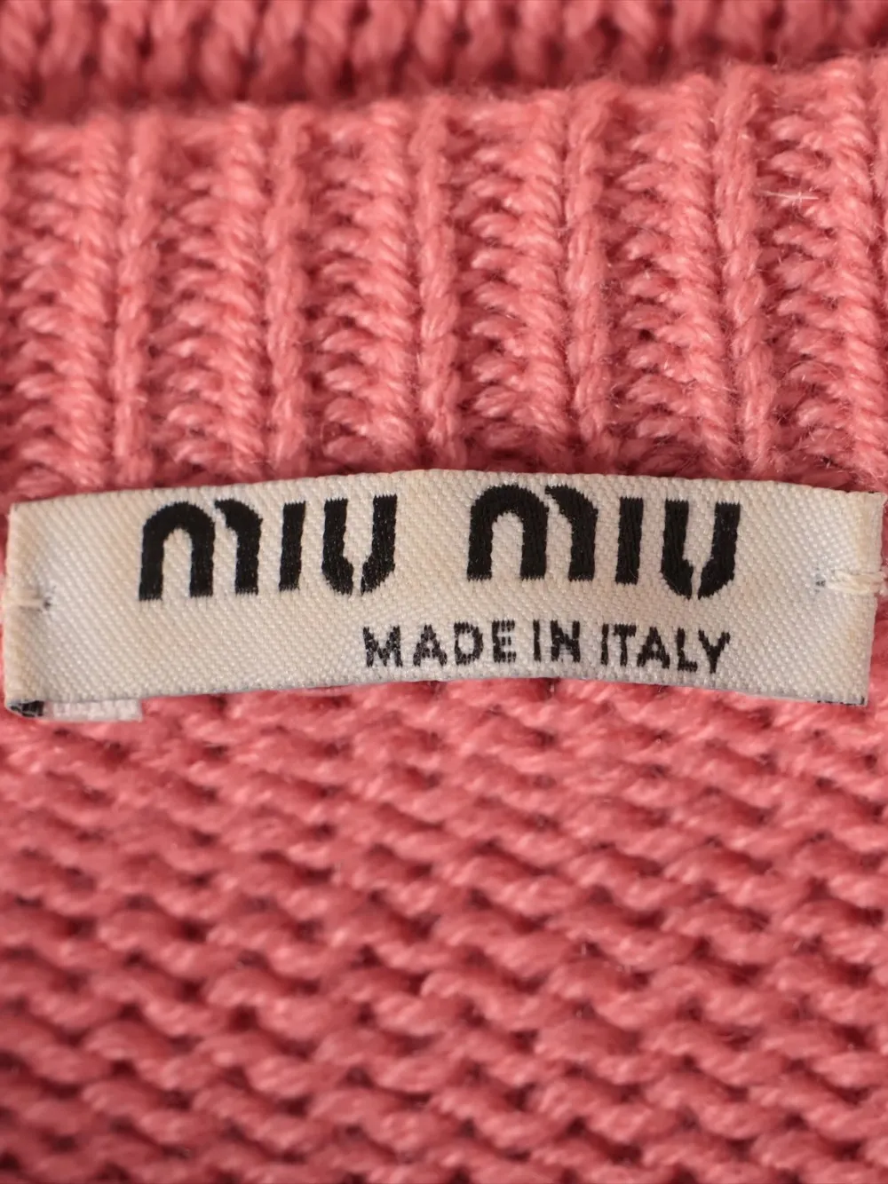Pre-owned Miu Miu 2015 Embellished-collar Cardigan In Pink