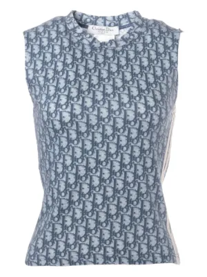 トップス 00s Christian Dior trotter cropped top f27b8e9f-72f0-4d35-8246-