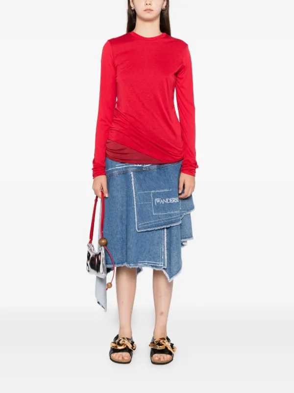 JW Anderson Layered T-shirt | Red | FARFETCH