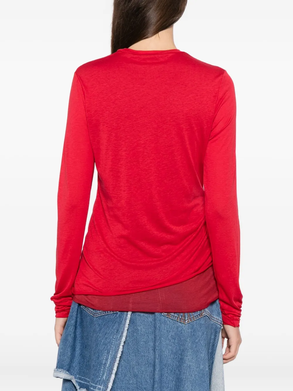 Jw Anderson Layered T-shirt In Red