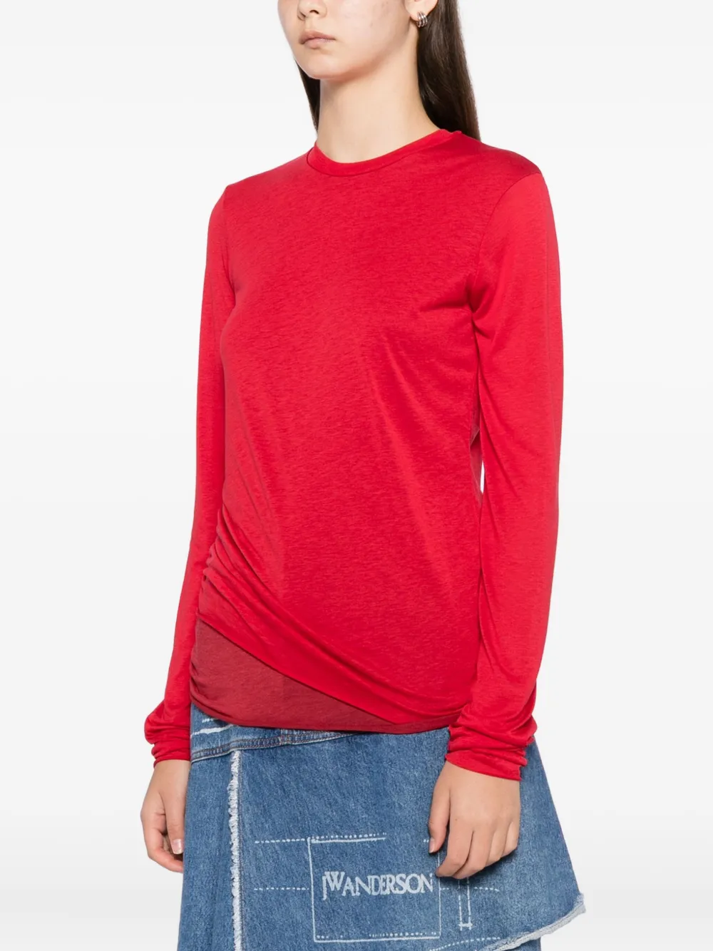 Jw Anderson Layered T-shirt In Red