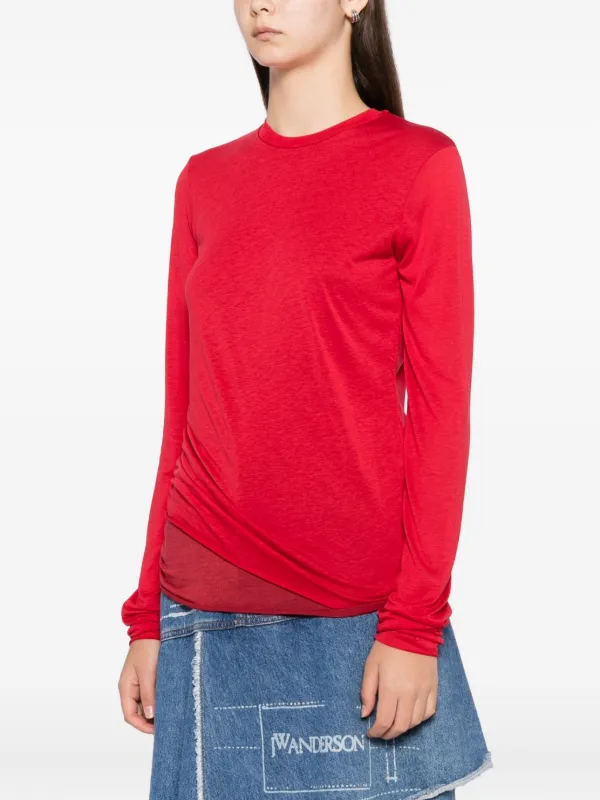 JW Anderson Layered T-shirt | Red | FARFETCH