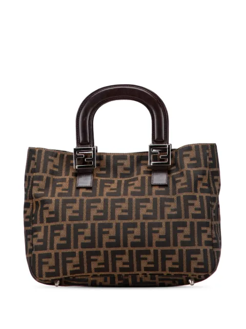Fendi Pre-Owned 2000-2010 Small Zucca Canvas Twins tote bag