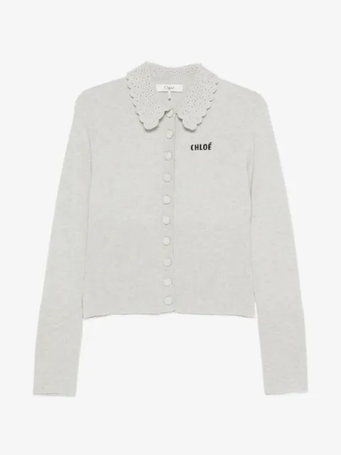Chloé ロゴ カーディガン
