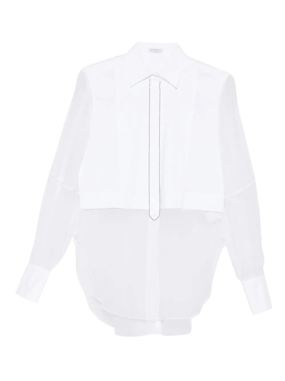 Brunello Cucinelli camisa de algodón | blanco | Image 1