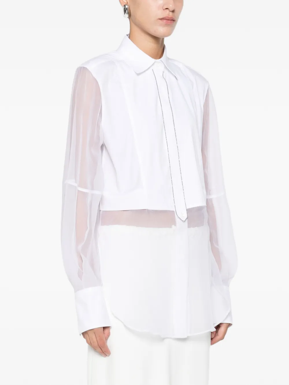 Brunello Cucinelli Katoenen blouse Wit