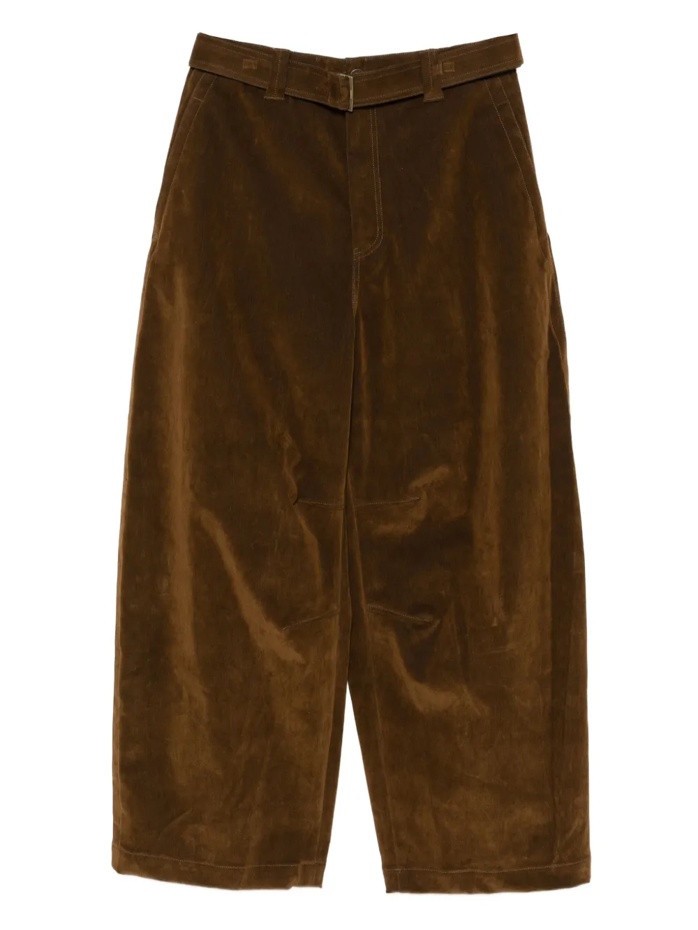 SONGZIO pleated velvet trousers | Brown | Image 1