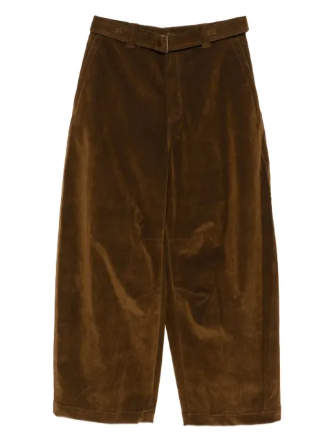 SONGZIO pantalones de terciopelo con pinzas