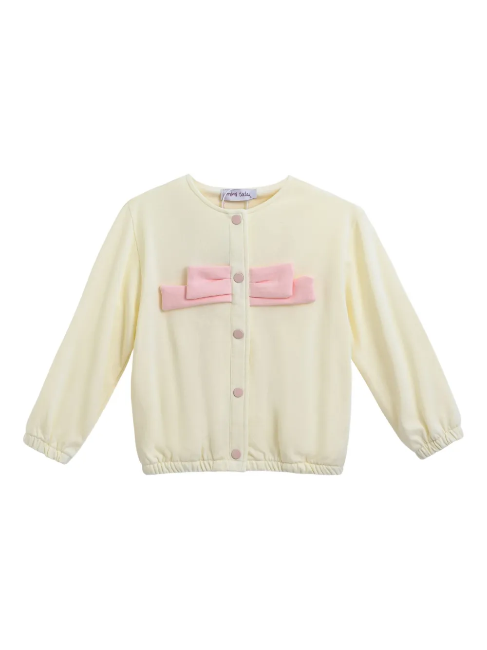 Mimi Tutu Bow Rabbit-ears Tracksuit In Pink