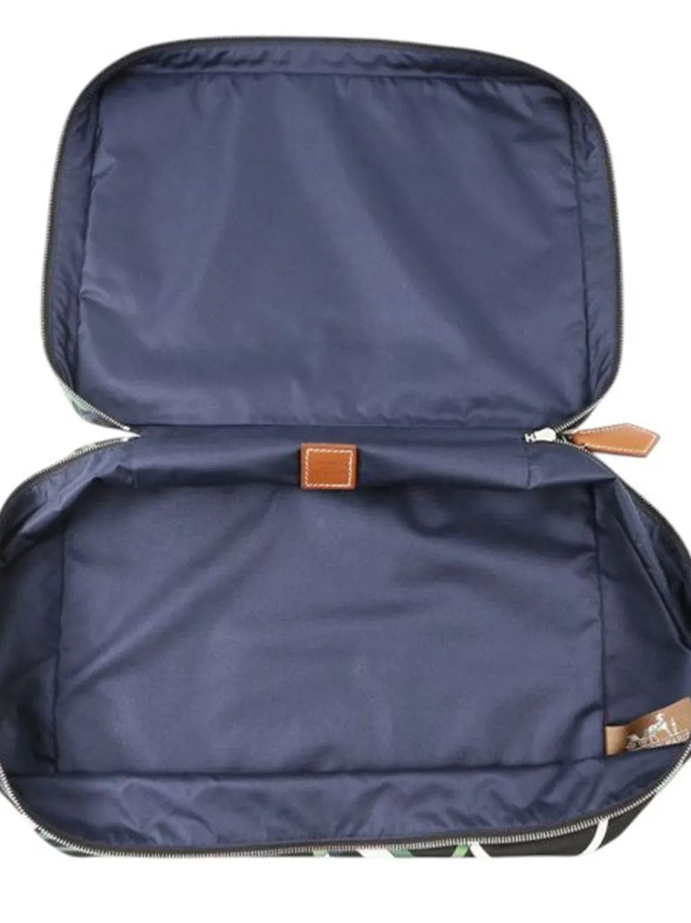 Pre-owned Hermes 2021-2025 Travelsilk Housse De Voyage Pm Pouch In Black