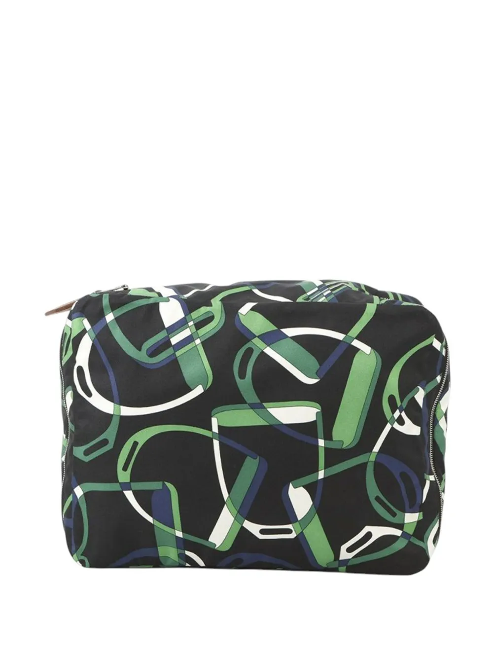 Hermès Pre-Owned 2021-2025 Travelsilk Housse de Voyage PM pouch - ブラック Hermès Pre-Owned 2021-2025 Travelsilk Housse de Voyage PM pouch - ブラック