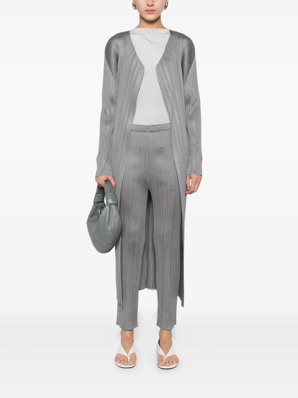 Pleats Please Issey Miyake open-front pleated coat | Abrigos oversize | Image 2