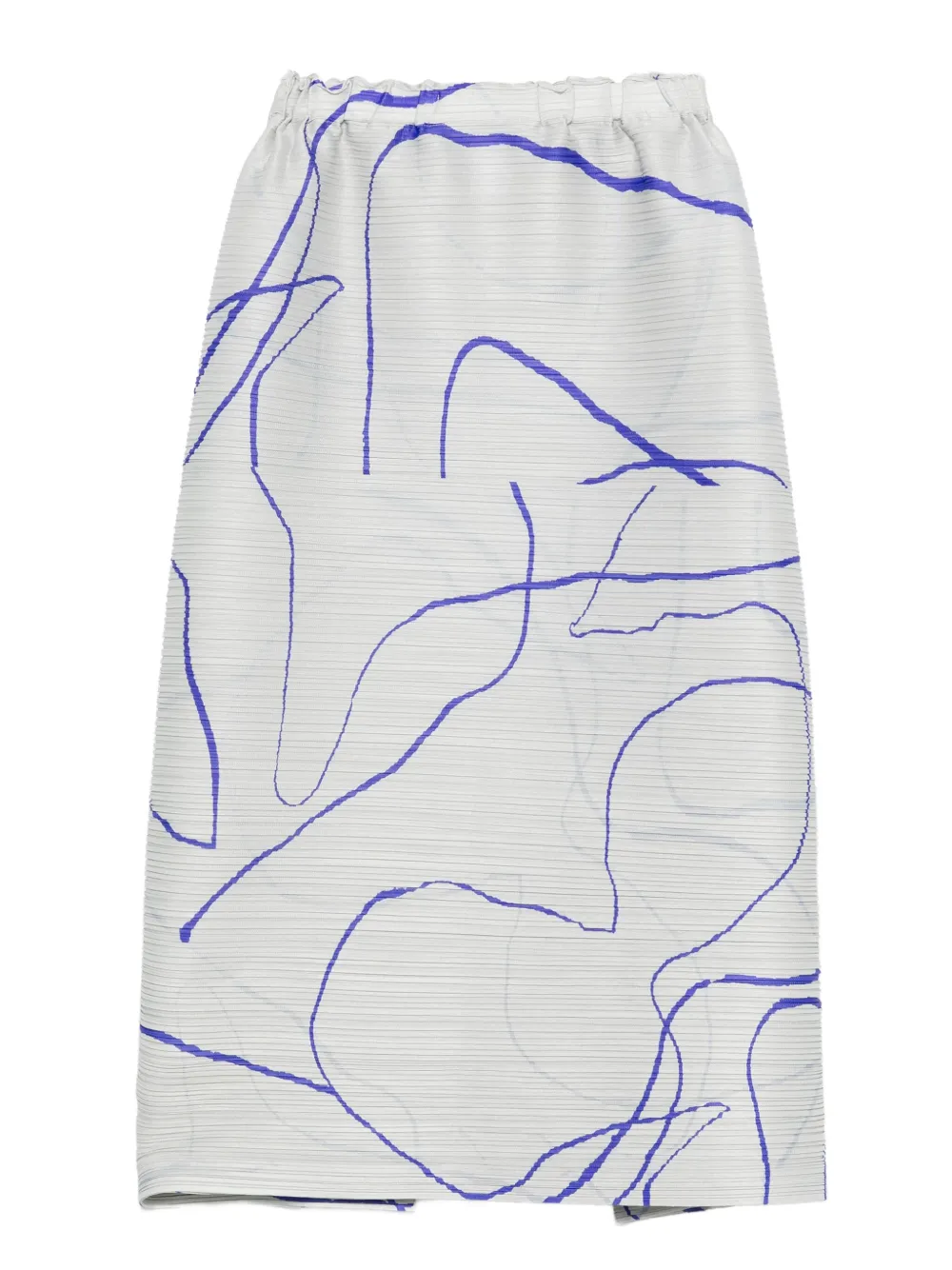 Pleats Please Issey Miyake falda midi Pause plisada | gris | Image 1