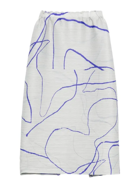 Pleats Please Issey Miyake falda midi Pause plisada