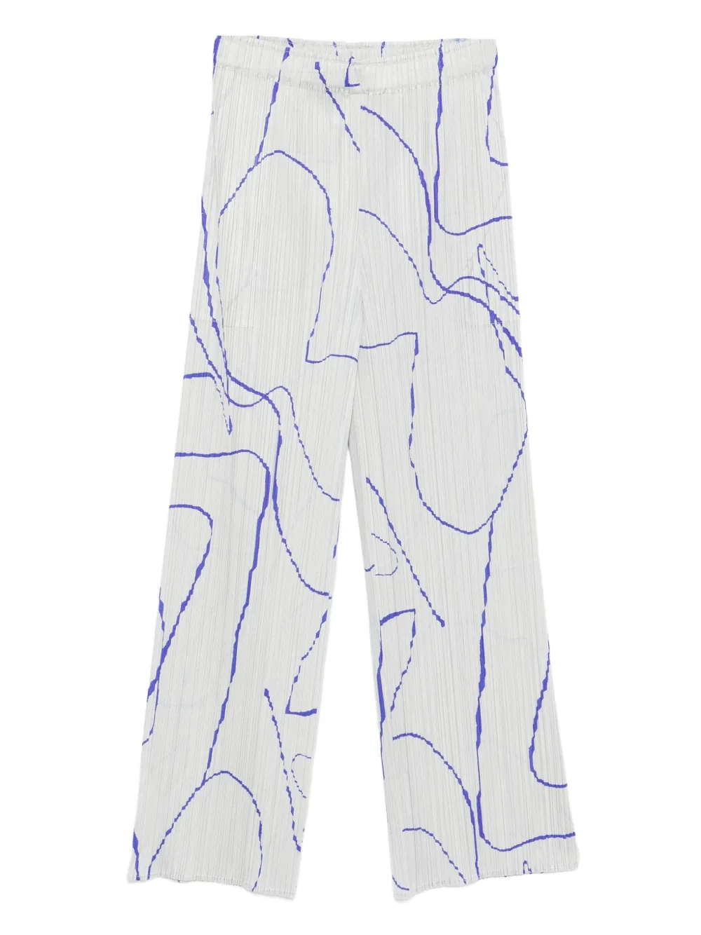 Pleats Please Issey Miyake Pause pleated trousers | Grey | Image 1