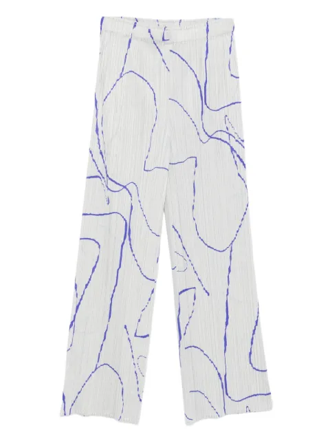 Pleats Please Issey Miyake Pause pleated trousers