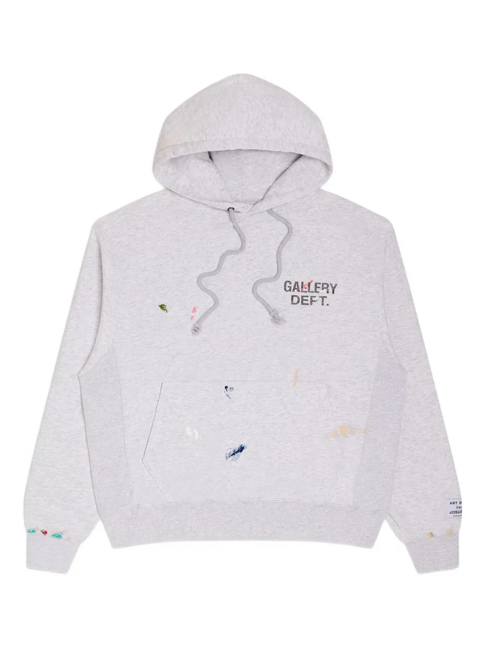 GALLERY DEPT. logo-print long-sleeve hoodie - Grigio