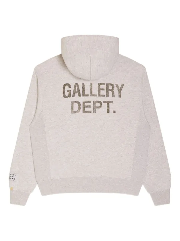 GALLERY DEPT. GD Paint Logo Hoodie | Grey | FARFETCH