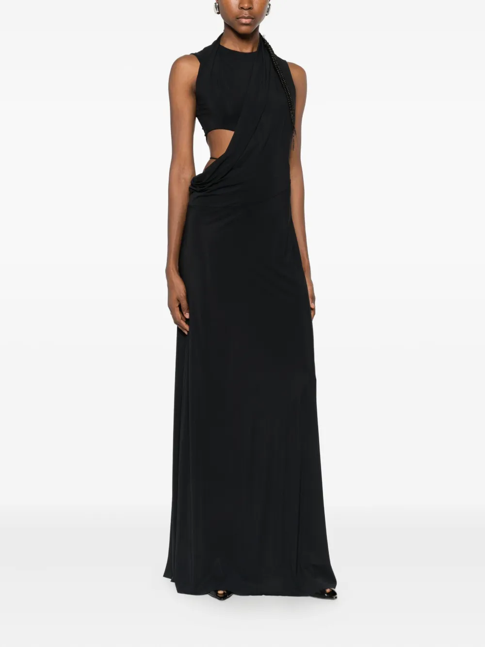 Amazuìn Alex maxi dress - Zwart
