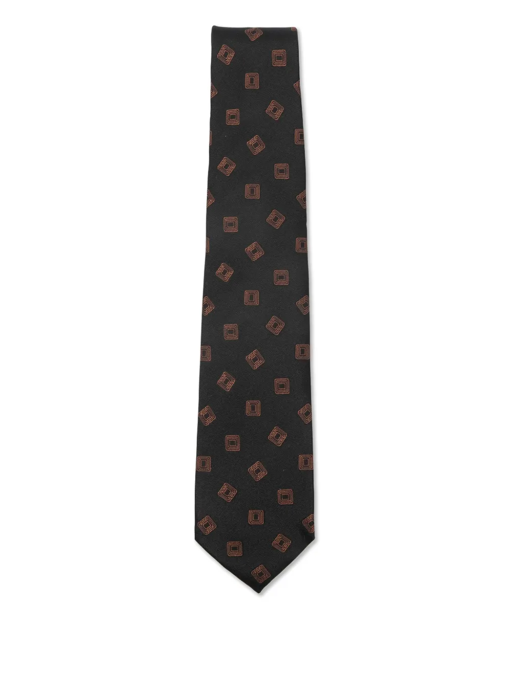 Barba geometric-pattern tie | Black | Image 1