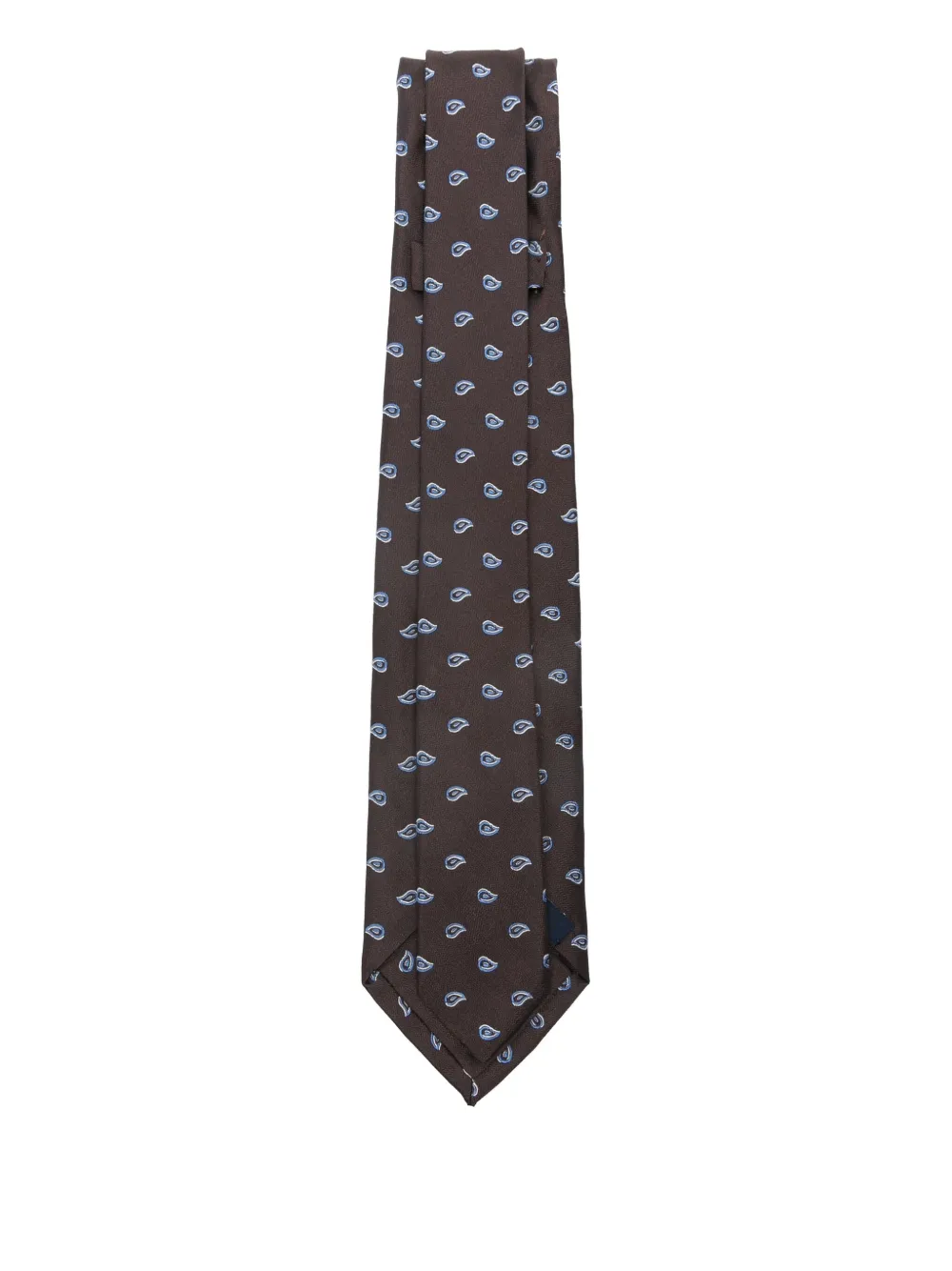 Barba paisley-print tie - Bruin