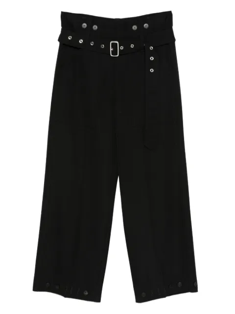 Seafarer belted wide-leg trousers