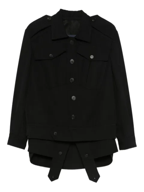 Seafarer chamarra militar con botones