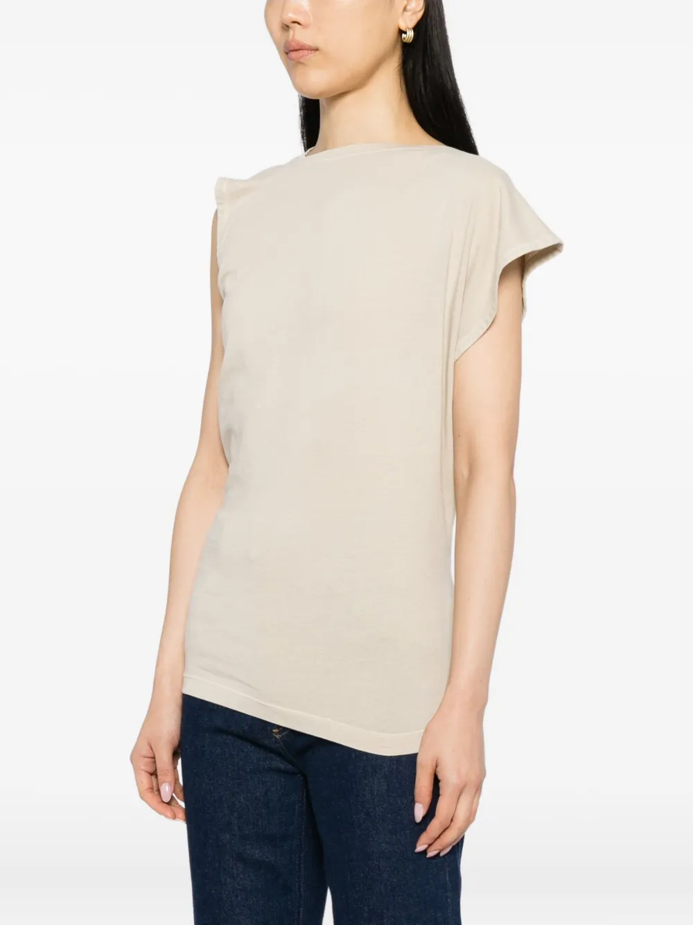 AGOLDE Beth T-shirt Beige