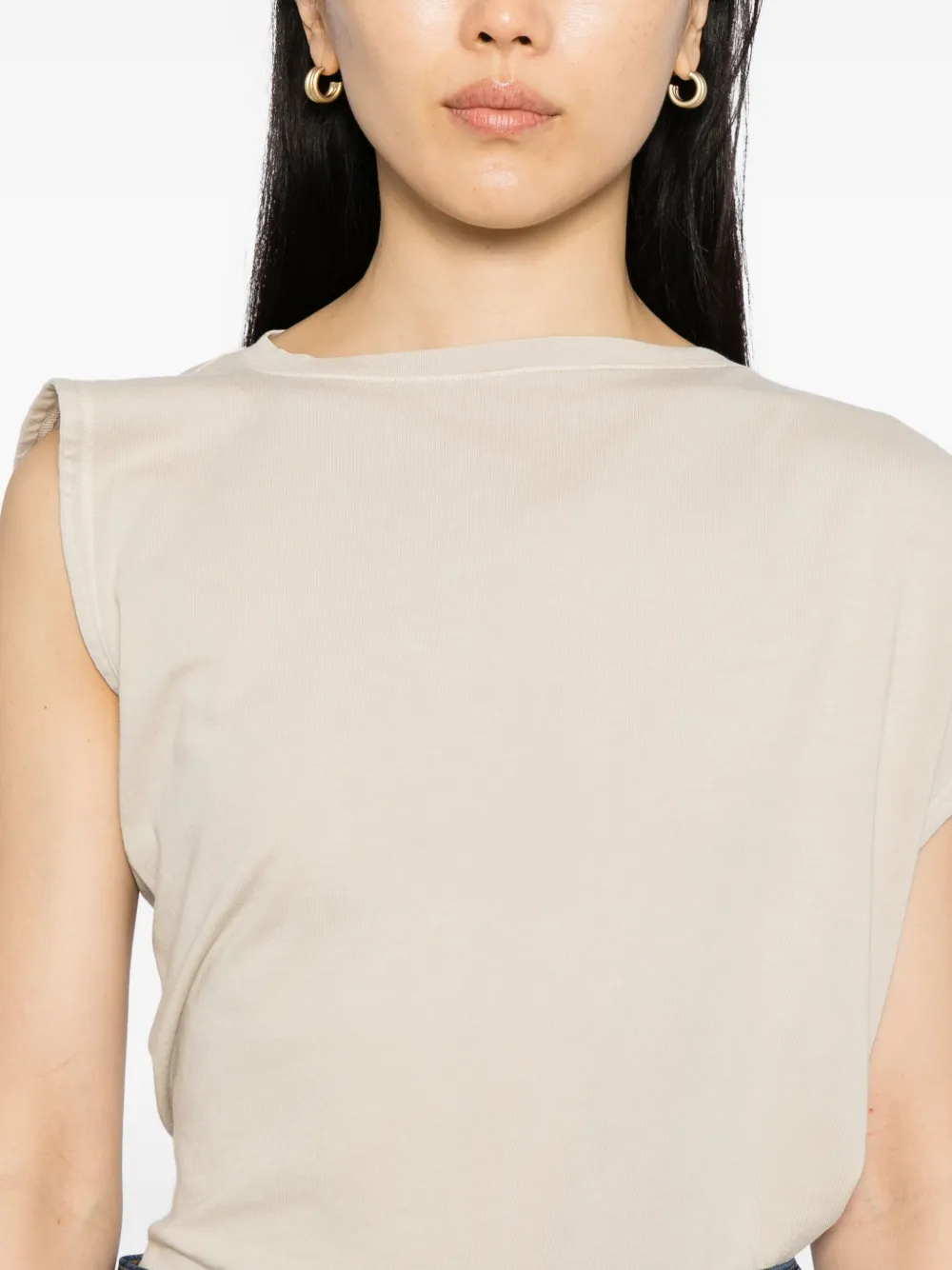 AGOLDE Beth T-shirt Beige